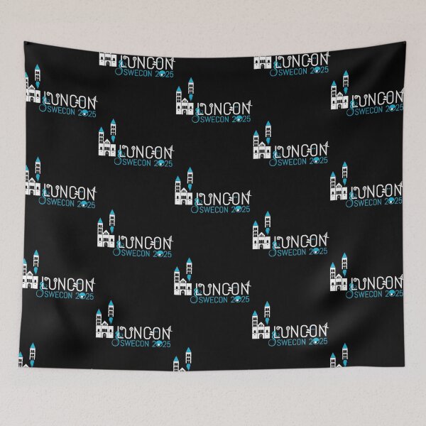 Item preview, Luncon 2025 Liggande Logga Fr Svart Bakgrund designed and sold by ZadiMadibinta87.
