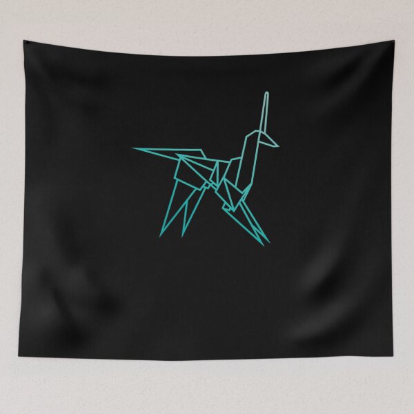 Item preview, Blue Blade Runner Origami Unicorn  	 designed and sold by qemwhgxwwqh92.