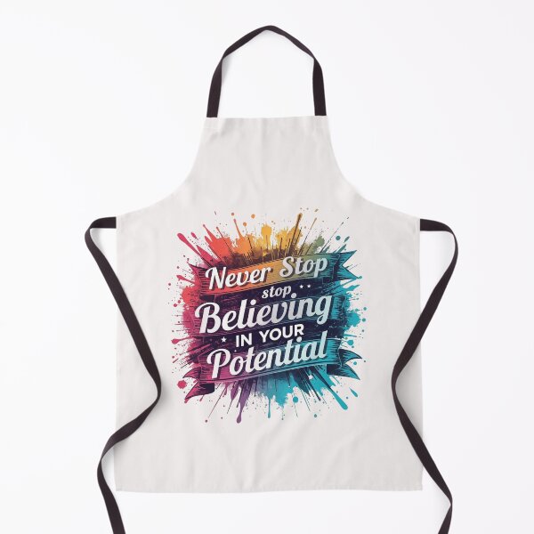 Item preview, Never Stop Believing in Your Potential Motivational Quote T-Shirt designed and sold by FestivityFinds.