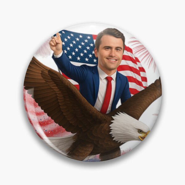 Item preview, Charlie Kirk A true Patriot American Eagle designed and sold by MargareteOH.