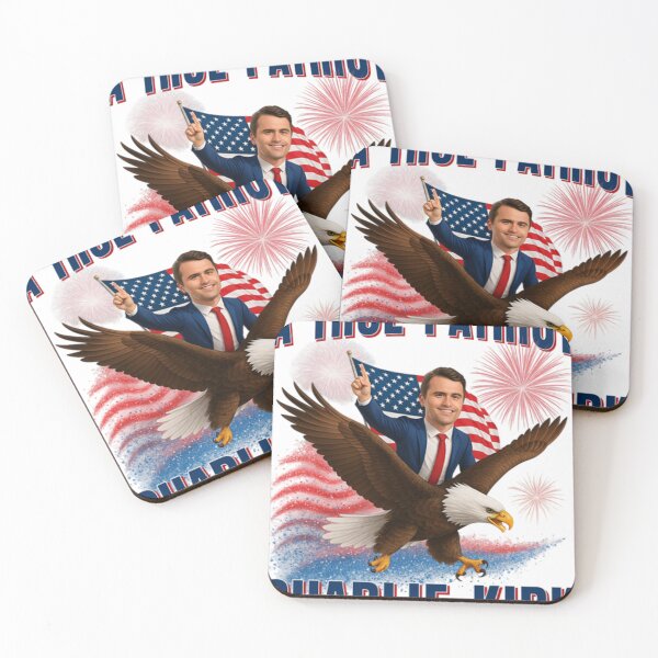 Item preview, Charlie Kirk A true Patriot American Eagle designed and sold by MargareteOH.