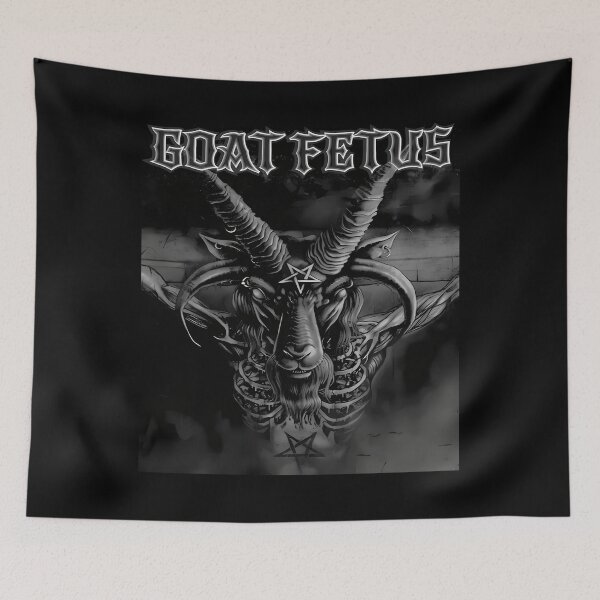 Item preview,  Goat Fetus Crucifiied Goat Logo designed and sold by FlorChavez64.
