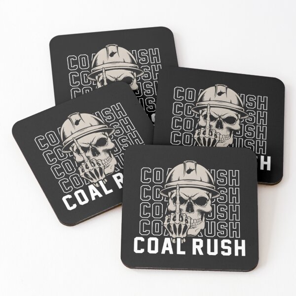 Item preview, Coal Rush West Virginia Skull Coal Miner Hard Hat designed and sold by alrbranna.