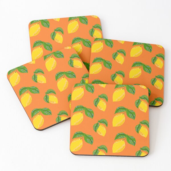 Item preview, Minimalist Lemon Flat Citrus Fruit Pattern designed and sold by indysign.