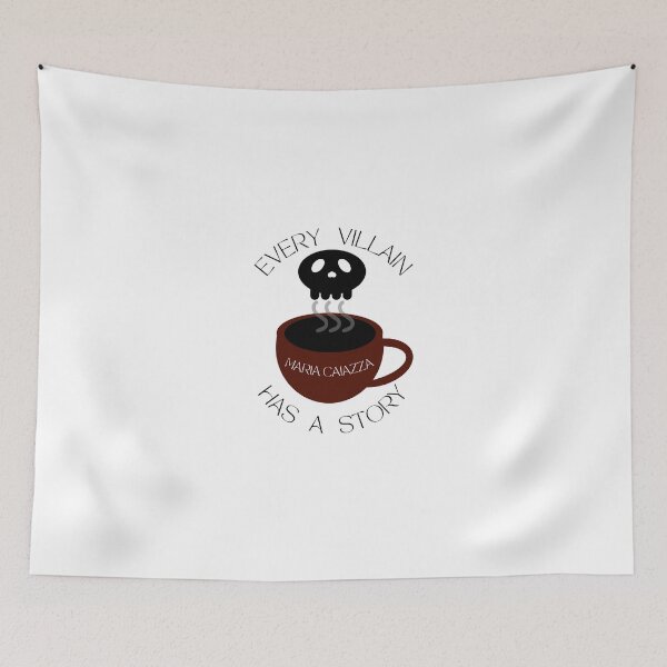Item preview, Maria Caiazza Logo Every Villain has a Story designed and sold by Escapism Entertainment LLC.