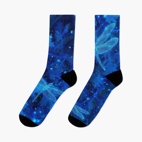 Item preview, glowing blue with fireflies and dragonfly designed and sold by DualEnergy.