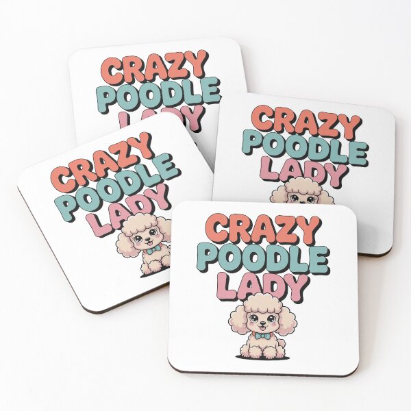 Item preview, Crazy Poodle Lady designed and sold by graphic-genie.