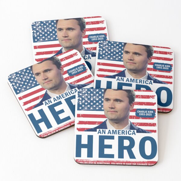 Item preview, Charlie Kirk American Hero Patriotic Flag designed and sold by MargareteOH.