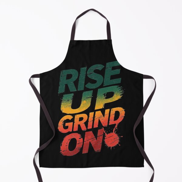 Item preview, Rise Up Grind On Motivational Quote Typography T-Shirt designed and sold by FestivityFinds.