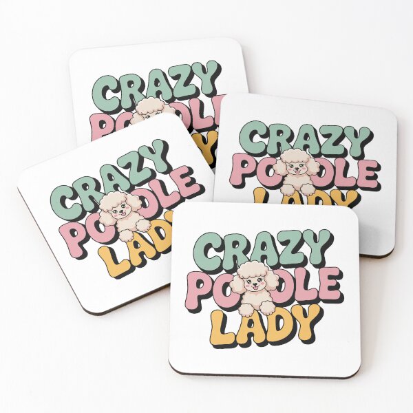 Item preview, Crazy Poodle Lady designed and sold by graphic-genie.