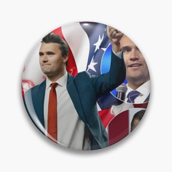 Item preview, Charlie Kirk Bold Patriotic Stars & Stripes Collage designed and sold by MargareteOH.