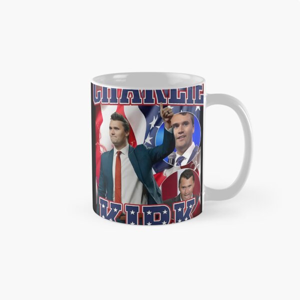 Item preview, Charlie Kirk Bold Patriotic Stars & Stripes Collage designed and sold by MargareteOH.