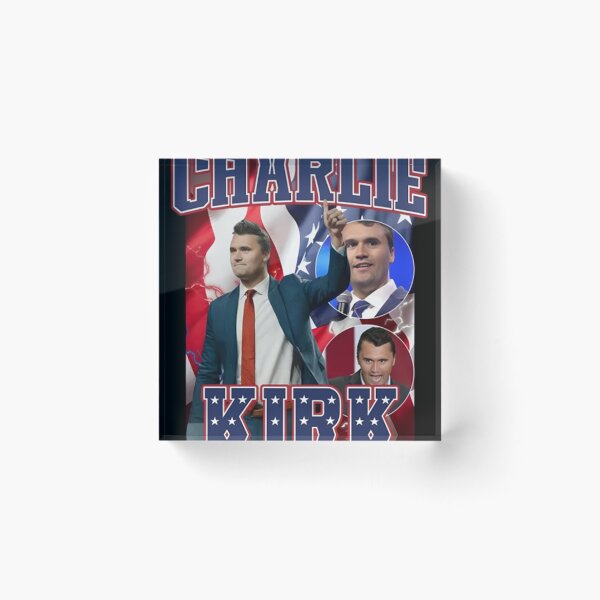 Item preview, Charlie Kirk Bold Patriotic Stars & Stripes Collage designed and sold by MargareteOH.