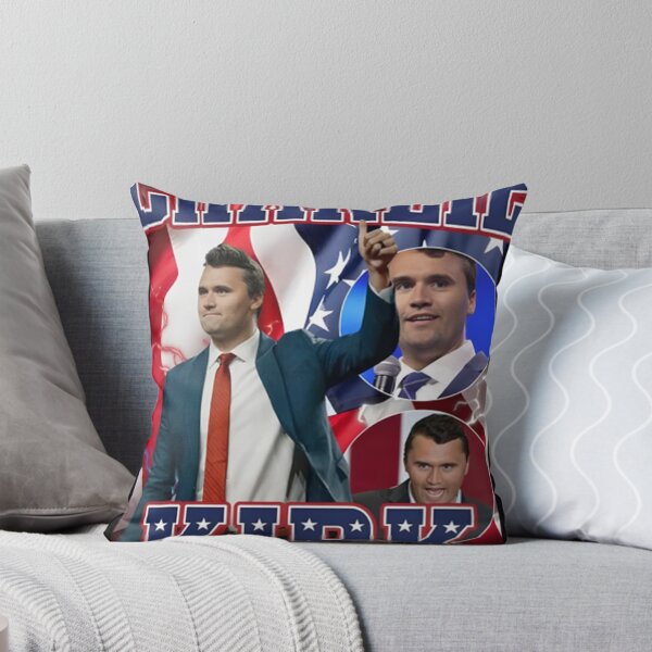 Item preview, Charlie Kirk Bold Patriotic Stars & Stripes Collage designed and sold by MargareteOH.