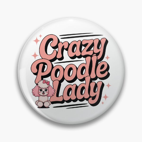 Item preview, Crazy Poodle Lady designed and sold by graphic-genie.