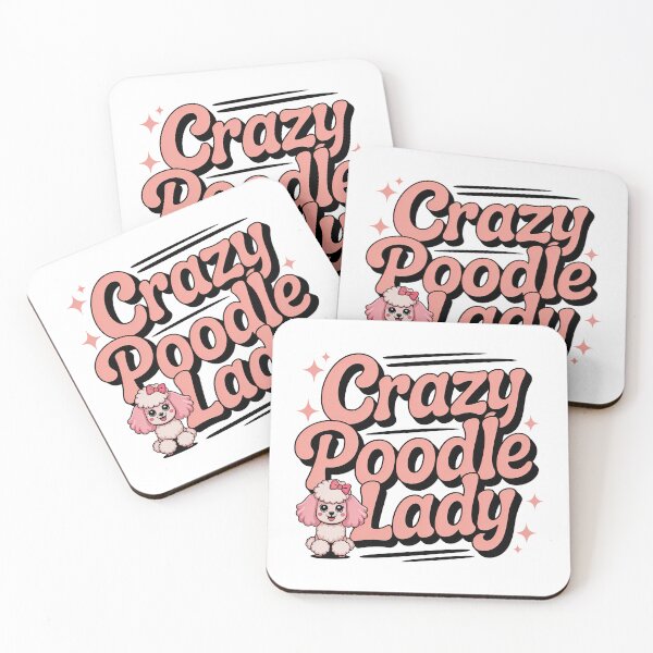 Item preview, Crazy Poodle Lady designed and sold by graphic-genie.