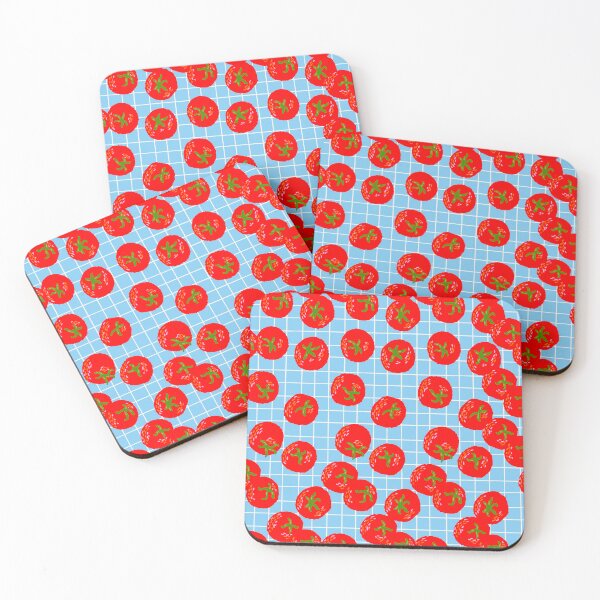 Item preview, Minimalist Tomato Pattern Flat Vegetable Design designed and sold by indysign.