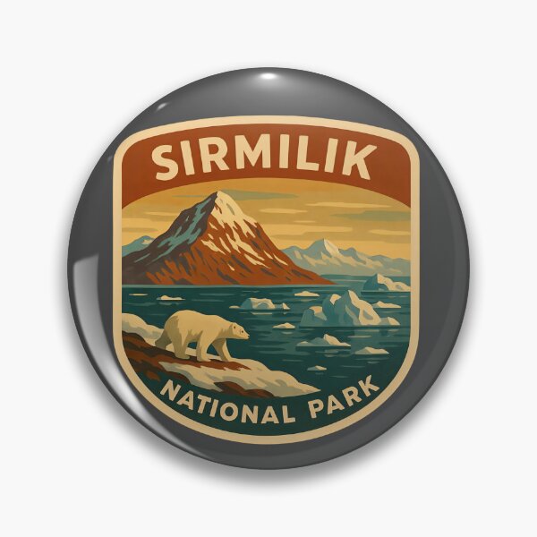 Item preview, Vintage Canadian National Park Prints: Sirmilik designed and sold by PinUpPizzazz.