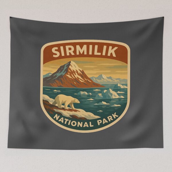 Item preview, Vintage Canadian National Park Prints: Sirmilik designed and sold by PinUpPizzazz.