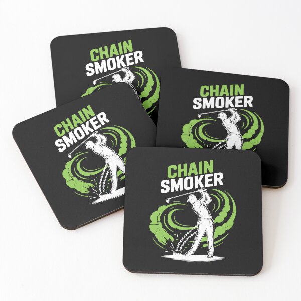 Item preview, Chain Smoker – Funny Disc Golf Player designed and sold by PadiDesign.