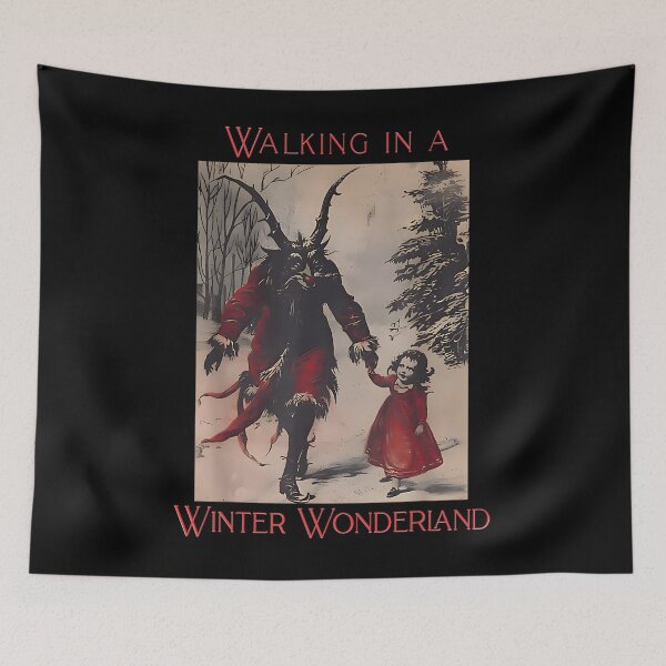 Item preview, Retro Walking In A Winter Wonderland Funny Winter Gift designed and sold by campaharpsp.