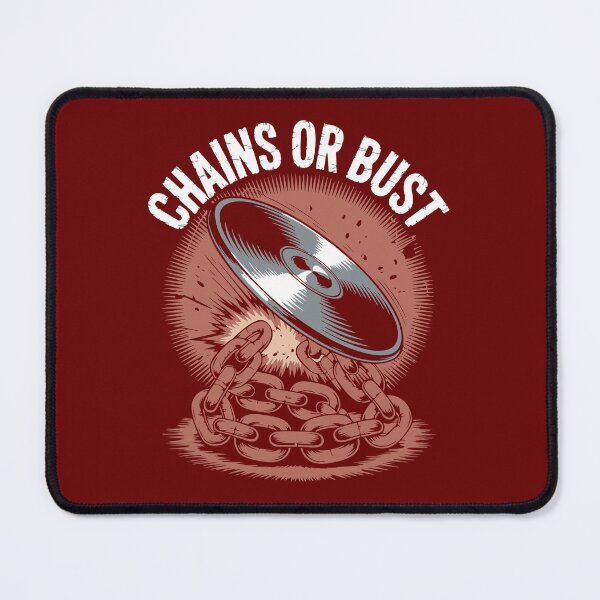 Item preview, Chains or Bust – Bold Disc Golf Player designed and sold by PadiDesign.