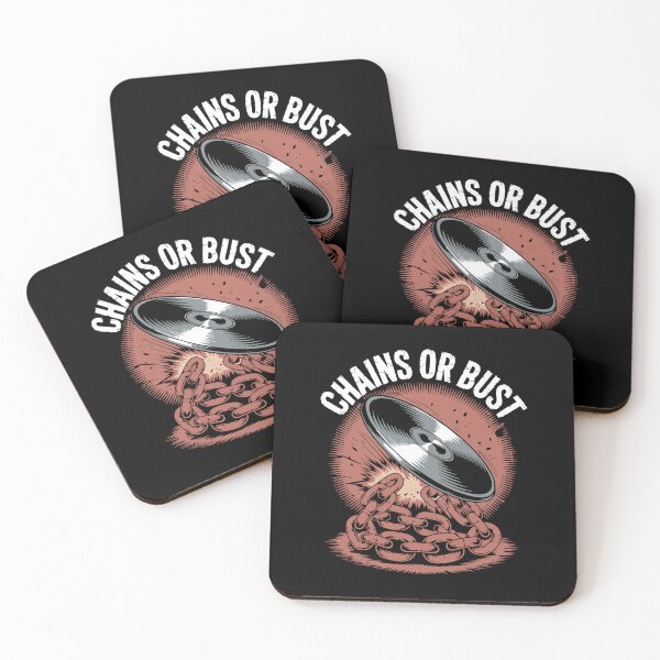 Item preview, Chains or Bust – Bold Disc Golf Player designed and sold by PadiDesign.