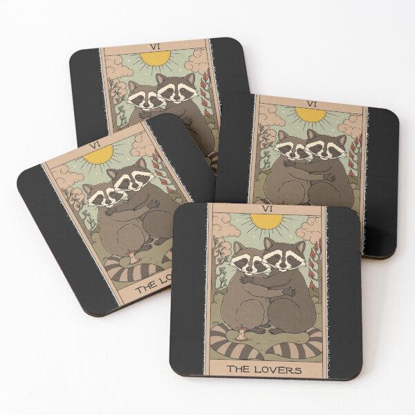 Item preview, Tarot Art Raccoons Funny Dance Challenge Women Men Graphic The Lovers designed and sold by MOHAMED FRASER.