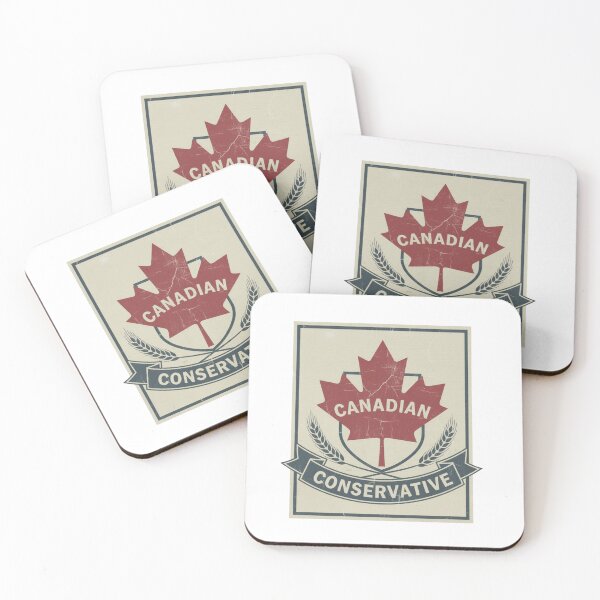 Item preview, Vintage Canadian Conservative Maple Leaf Stickers  designed and sold by GeniePixel.
