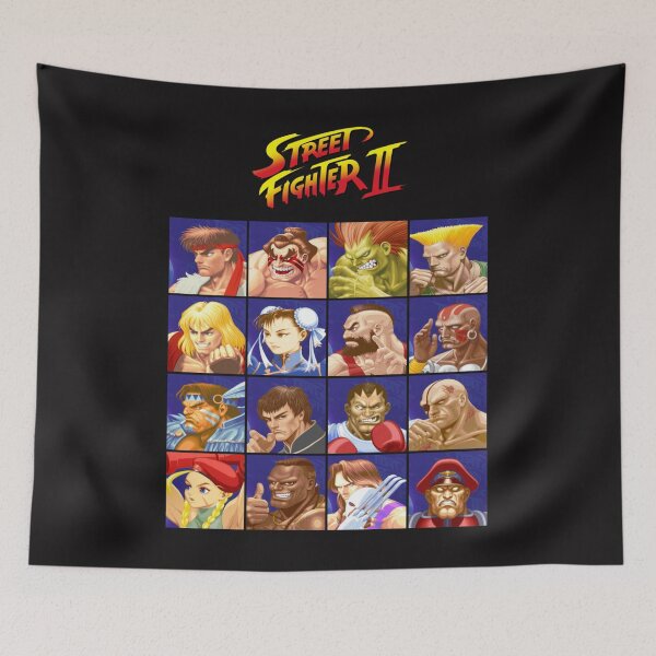 Item preview, Street Fighter Ii Select Character designed and sold by Juvenberger.