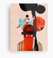 girl with one eye Metal Print
