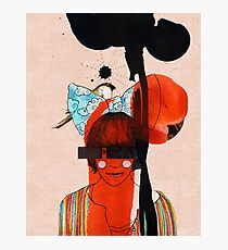 girl with one eye Photographic Print