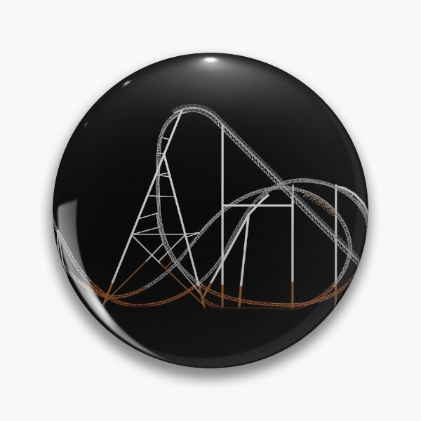 Item preview, Hyperia at Thorpe Park Track Layout designed and sold by CoasterMerch.