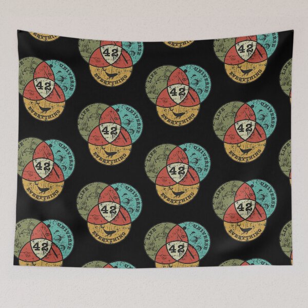 Item preview, Venn Diagram Life The Universe  Everything designed and sold by ToddWooten4.