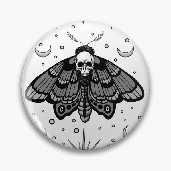 Aperçu de l'œuvre PAPILLON DE LA MORT LUNAIRE créée et vendue par Fearshift.