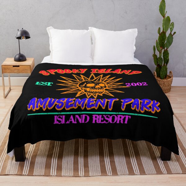 Item preview, Retro Summerween Spooky Island Halloween Skull Halloween 90S designed and sold by DemiFashionA.