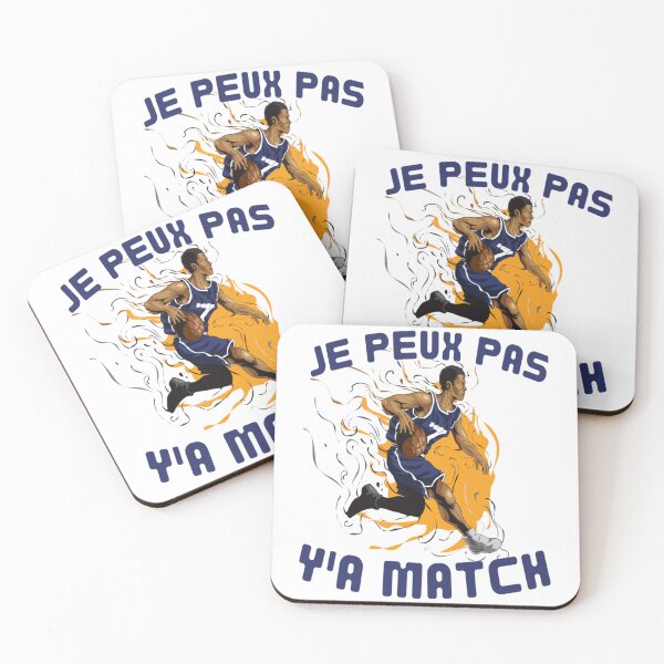 Aperçu de l'œuvre Je ne peux pas, il y a une idée cadeau humoristique de match de basket-ball créée et vendue par RonaldMarte.