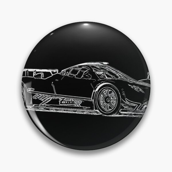 Artikelvorschau, Pagani Zonda R Supercar Racing Drahtgitter Weiß entworfen und verkauft von Art-polar.
