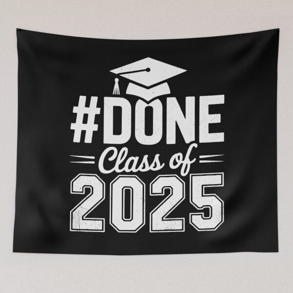 Item preview, #DONE Class of 2025 Graduation for Her Him Grad Seniors 2025 designed and sold by TyraYoung.