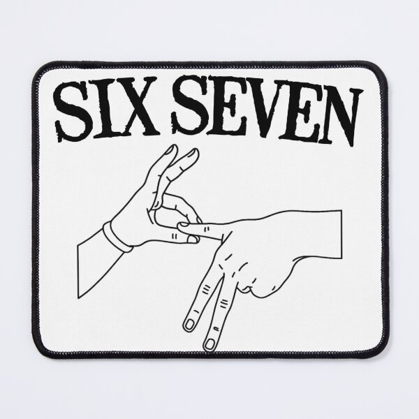Item preview, 6 7 Meme Trendy Viral Gen Alpha Meme designed and sold by SaltedBeachPaperie.