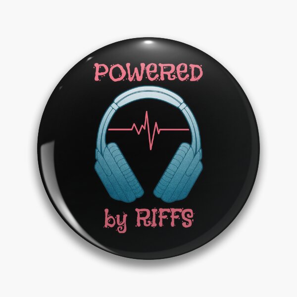 Item preview, Headphones | Powered By Riffs designed and sold by ObsidianDaz.