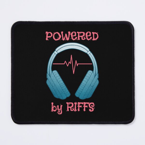 Item preview, Headphones | Powered By Riffs designed and sold by ObsidianDaz.
