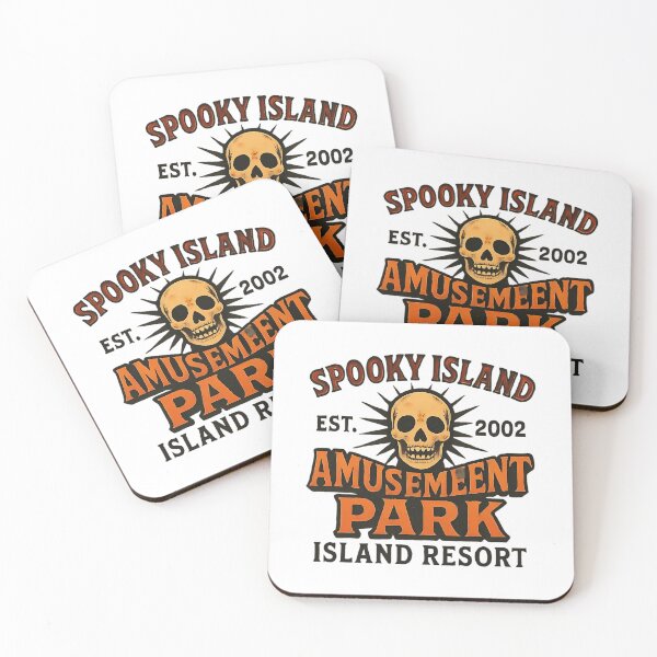 Item preview, Skull Halloween Island Spooky Summerween 90S Retro Halloween designed and sold by DemiFashionA.