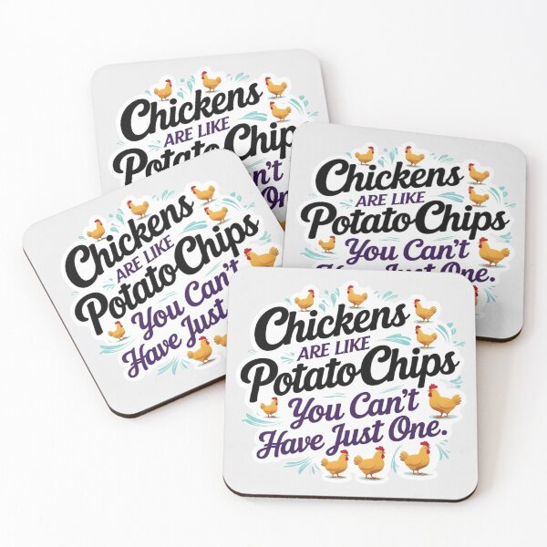 Artikelvorschau, Hühner sind wie Kartoffelchips, man kann nicht nur eins haben entworfen und verkauft von Heavens Light.