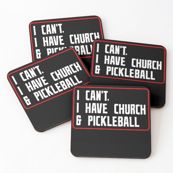 Item preview, Funny Faith Sports I Can’t I Have Church And Pickleball designed and sold by OgeidAial479.