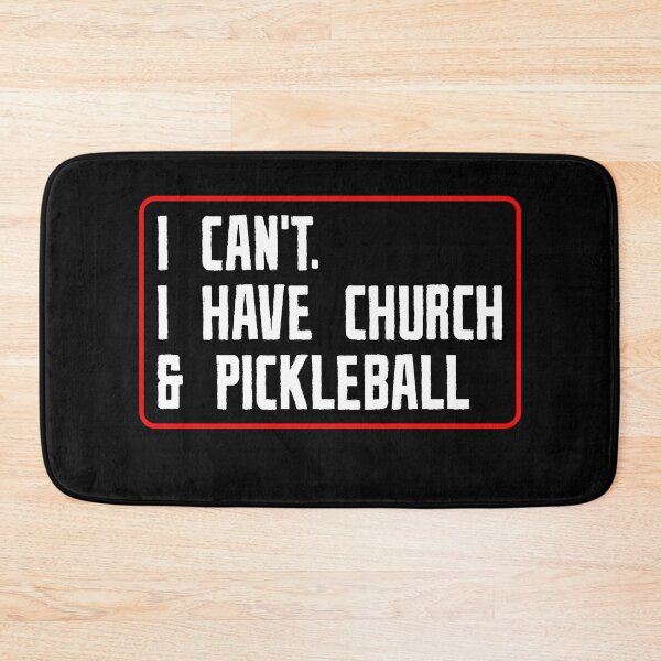Item preview, Funny Faith Sports I Can’t I Have Church And Pickleball designed and sold by OgeidAial479.