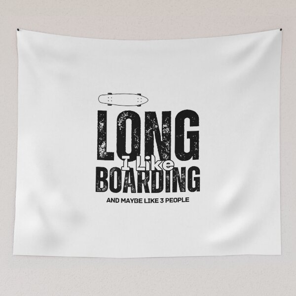 Item preview, I Like Longboarding, and Maybe Like 3 People designed and sold by Orange Tropics.