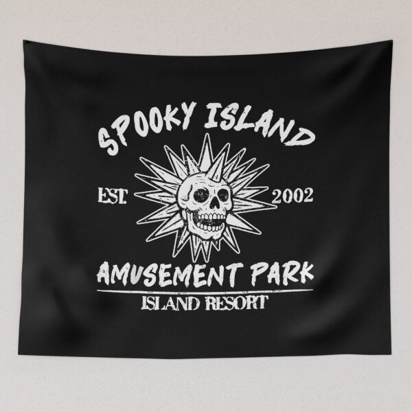 Item preview, Spooky Summerween Island Skull Retro Halloween 90S Halloween designed and sold by DemiFashionA.