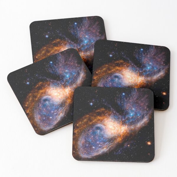 Item preview, Vibrant Cosmic Dance: Interacting Galaxies & Nebulae designed and sold by LanaGustavsson.