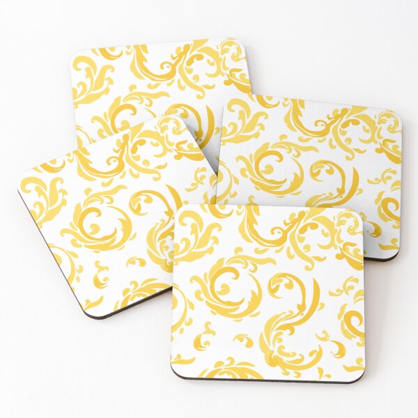 Item preview, Dark, Light, and Lemon Yellow Swirls designed and sold by burbankdesigns.